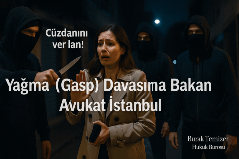 Yağma (Gasp) Davasına Bakan Avukat İstanbul