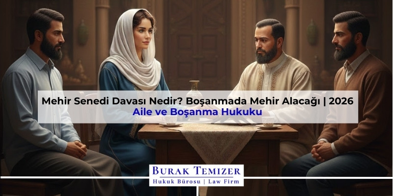 Mehir Senedi Davası Nedir? Boşanmada Mehir Alacağı | 2026
