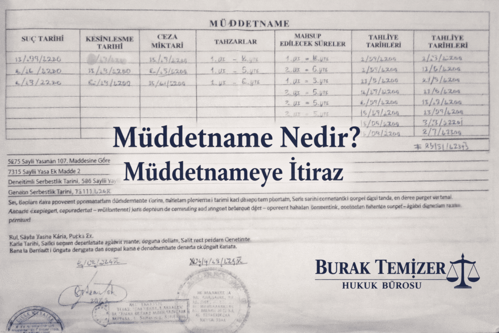 müddetname nedir müddetnameye itiraz