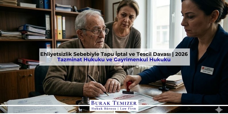 Ehliyetsizlik Sebebiyle Tapu İptal ve Tescil Davası | 2026