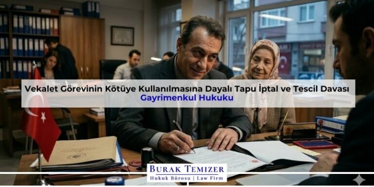 Vekalet Görevinin Kötüye Kullanılmasına Dayalı Tapu İptal ve Tescil Davası